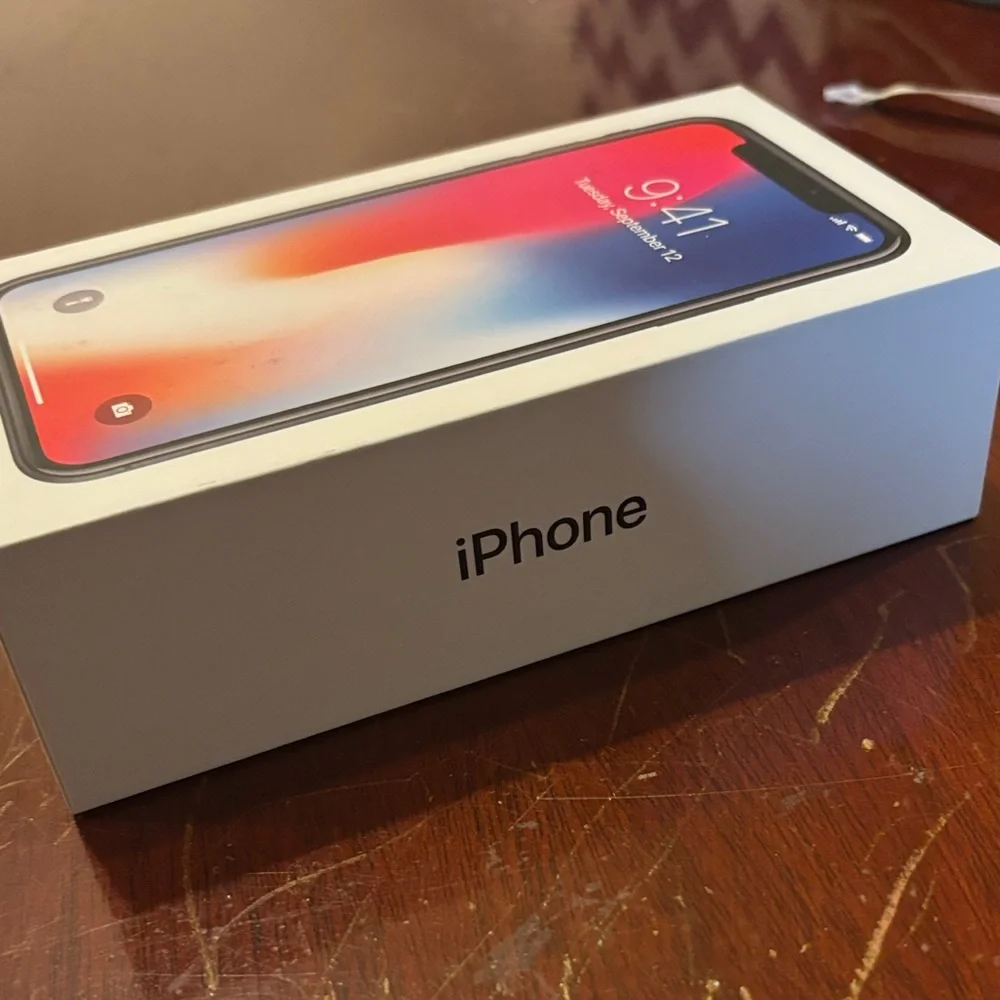Apple iPhone X EMPTY BOX -space gray